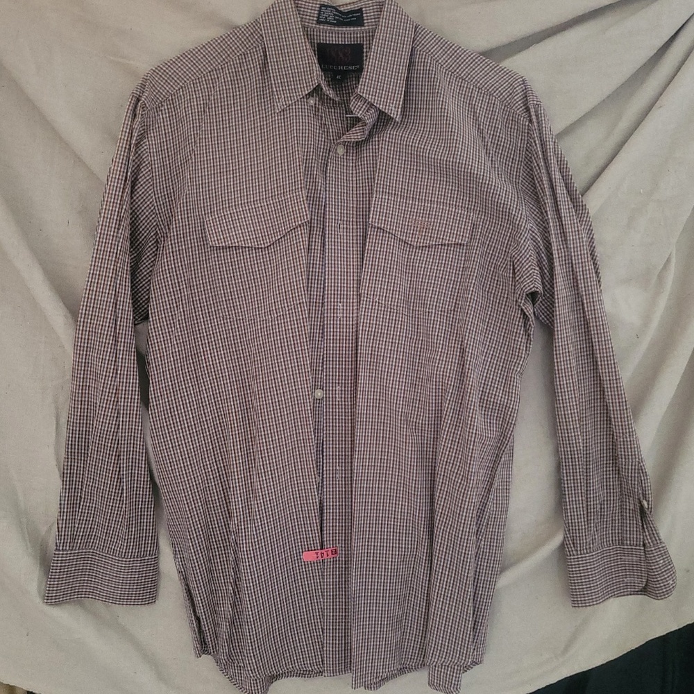 2 Lucchese 1883 Long sleeve Button down dress shirts (2 shirts) No rips or stain